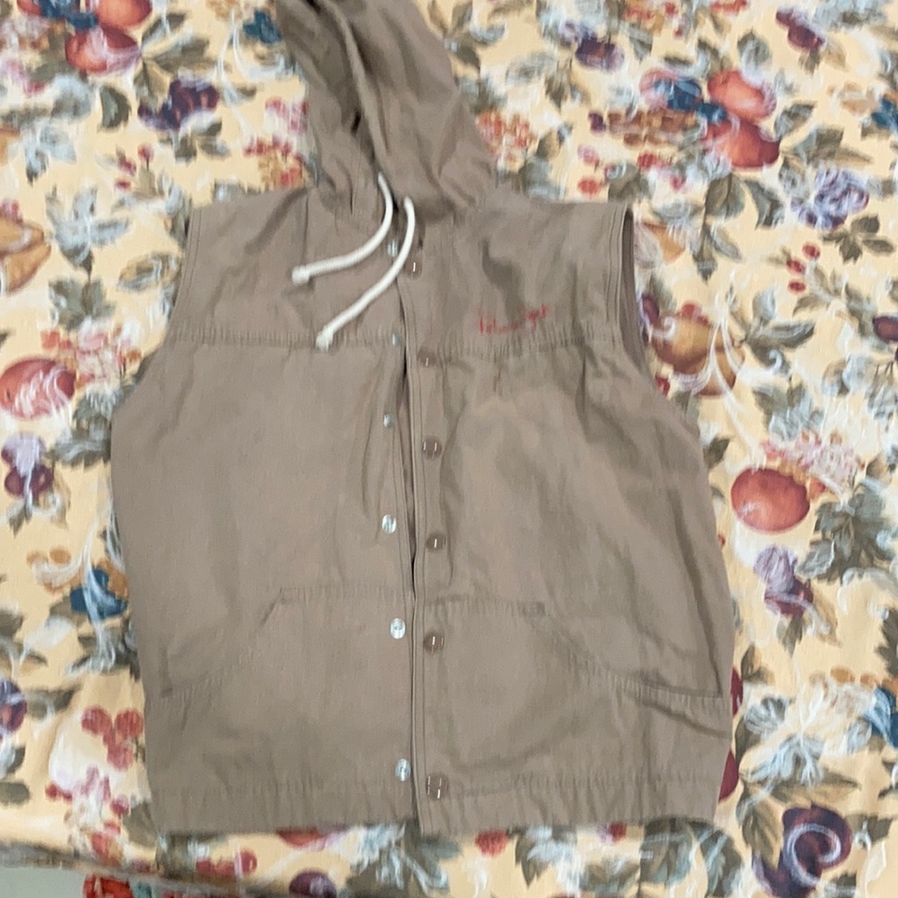 Panama jack hooded vest boys small 30